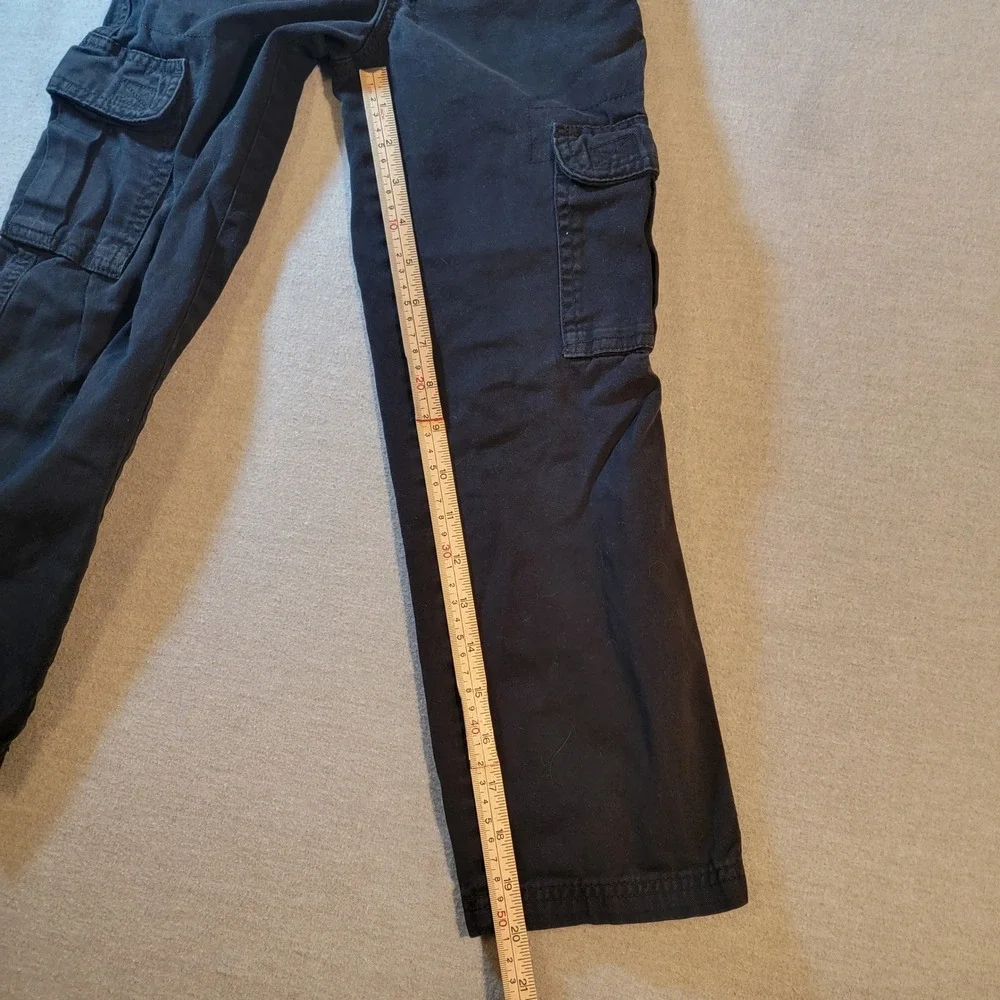 The Children's Place Cargo Pants Kids 6S Navy Blue Excellent Elastic Waist